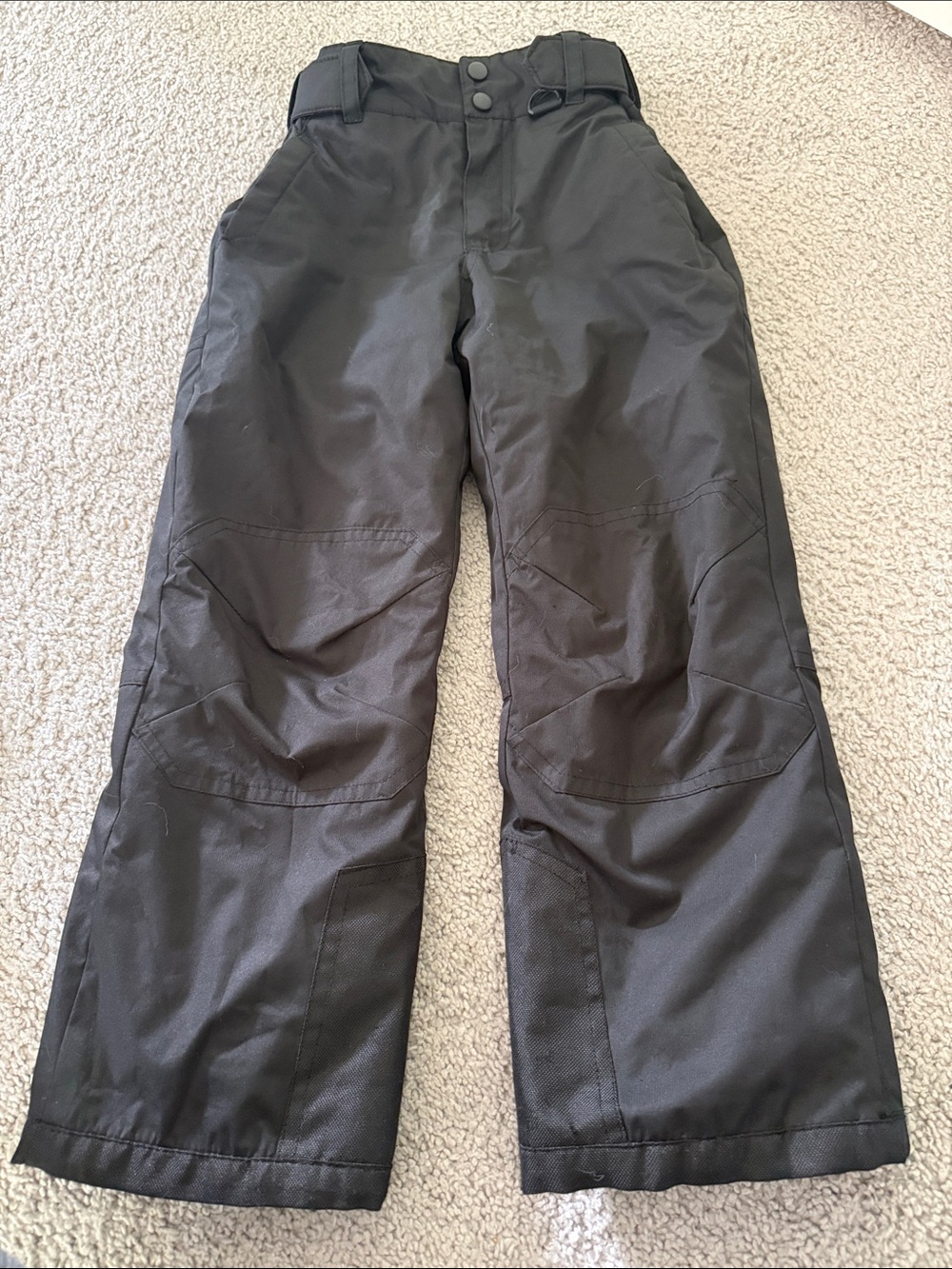 Kids Black Snow/Outdoor Pants